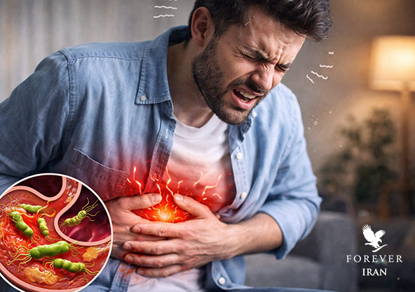 علائم میکروب معده یا هلیکوباکتر پیلوری